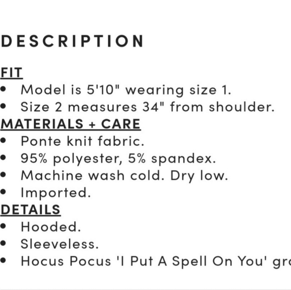 TORRID Disney Hocus Pocus Green Hooded Cape Coat! NWT! - Picture 5 of 7